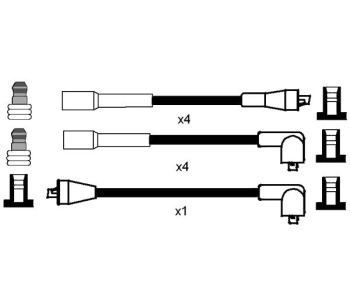 Комплект запалителни кабели NGK за LAND ROVER RANGE ROVER I от 1969 до 1996
