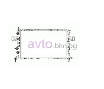 Воден радиатор размер 600/370/33 за OPEL ASTRA G (F70) товарен от 1999 до 2005