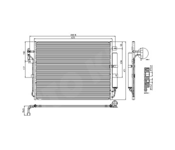 Кондензатор климатизации P.R.C за LAND ROVER RANGE ROVER SPORT (L320) от 2005 до 2013