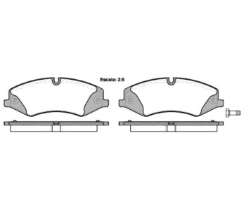 Комплект спирачни накладки ROADHOUSE за LAND ROVER RANGE ROVER SPORT (L320) от 2005 до 2013
