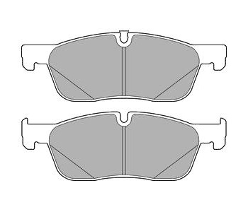 Комплект спирачни накладки DELPHI за LAND ROVER RANGE ROVER (L538) EVOQUE от 2011