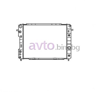 Воден радиатор размер 655/460/30 за OPEL OMEGA B (V94) от 1994 до 2003