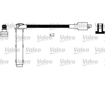 Комплект запалителни кабели VALEO за LAND ROVER FREELANDER I (L314) от 1998 до 2006
