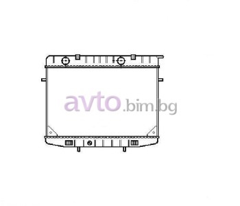Воден радиатор размер 595/425/32 за OPEL MONTEREY A (M92) от 1991 до 1998