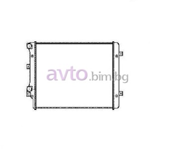 Воден радиатор размер 650/440/30 за AUDI A3 (8P1) от 2003 до 2008