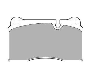 Комплект спирачни накладки DELPHI за LAND ROVER RANGE ROVER SPORT (L320) от 2005 до 2013