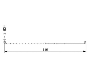 Индикатор, износване на накладките BOSCH за LAND ROVER RANGE ROVER III (L322) от 2002 до 2012