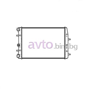 Воден радиатор размер 630/400/22 за SKODA FABIA I (6Y2) хечбек от 1999 до 2008