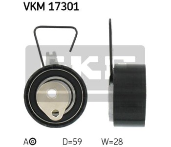 Обтяжна ролка, ангренаж SKF VKM 17301 за ROVER 200 (RF) хечбек от 1995 до 2000