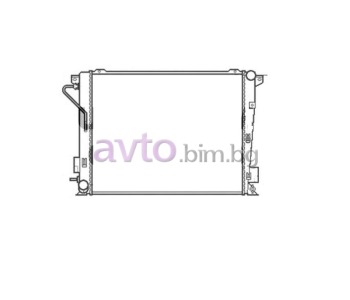 Воден радиатор размер 640/485/16 за HYUNDAI SONATA V (NF) от 2005 до 2010