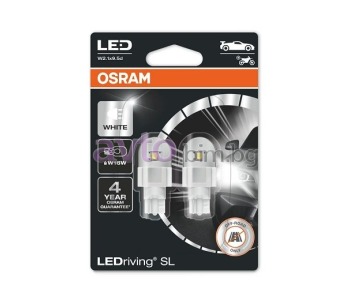 LED крушки W16W 6000K W2.1x9.5d 2бр.