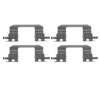 Комплект принадлежности дискови накладки BOSCH за SUBARU IMPREZA III (GR) седан от 2007 до 2014