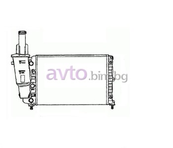 Воден радиатор размер 435/320/22 за FIAT PUNTO (176) от 1993 до 1999