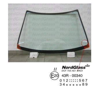 Челно стъкло NordGlass за SUBARU IMPREZA I (GFC) купе от 1993 до 2000