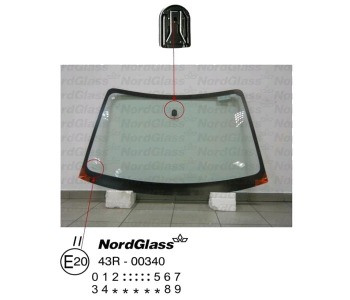 Челно стъкло NordGlass за SUBARU IMPREZA II (GG) комби от 2000 до 2007