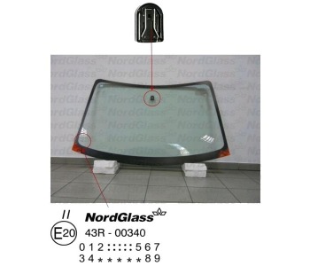 Челно стъкло NordGlass за SUBARU LEGACY III (BE) от 1998 до 2003