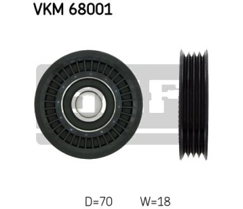 Паразитна/ водеща ролка, пистов ремък SKF VKM 68001 за SUBARU IMPREZA I (GF) комби от 1992 до 2000