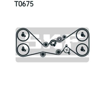 Водна помпа+ к-кт ангренажен ремък SKF VKMC 98115-2 за SUBARU IMPREZA III (GR, GH, G3) хечбек от 2007 до 2014