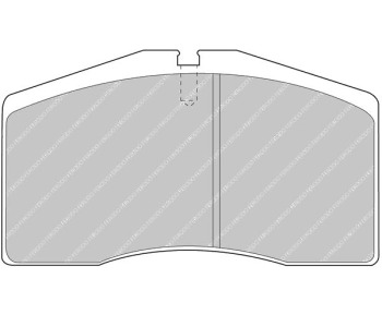 Комплект спирачни накладки FERODO RACING за AUDI 80 Avant (8C, B4) от 1991 до 1996