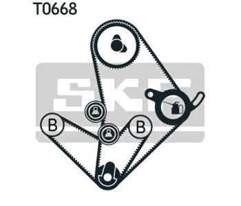 Комплект зъбен ремък SKF за MITSUBISHI L300 (L03_P) товарен от 1980 до 1987