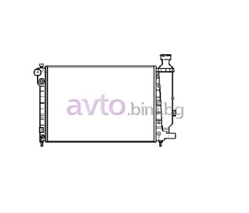 Воден радиатор размер 530/320/22 за PEUGEOT 106 I (1A, 1C) от 1991 до 1996