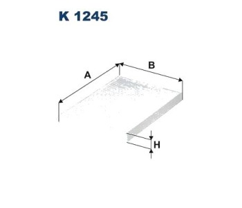 Филтър купе (поленов филтър) FILTRON K 1245 за KIA PRO CEED (ED) от 2008 до 2013