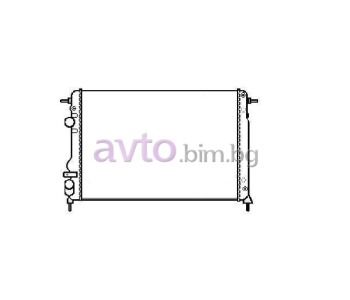 Воден радиатор размер 585/400/27 за RENAULT MEGANE I CC (EA0/1_) кабриолет от 1996 до 2003