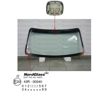 Челно стъкло NordGlass за KIA K2500 (SD) от 2003
