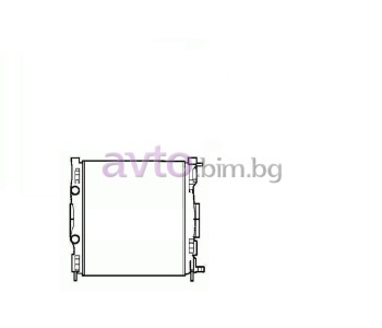 Воден радиатор размер 585/450/33 за RENAULT MEGANE II GRANDTOUR (KM0/1_) комби от 2003 до 2012