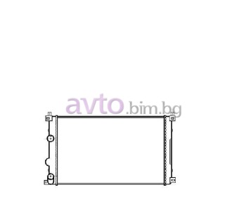 Воден радиатор размер 727/390/25 за RENAULT MASTER II (ED/HD/UD) платформа от 1998 до 2010