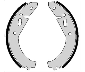 Комплект спирачни челюсти STARLINE за SKODA RAPID (120G, 130G, 135G) от 1983 до 1991