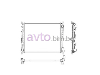 Воден радиатор размер 510/380/32 за RENAULT MODUS (F/JP0_) от 2004 до 2012
