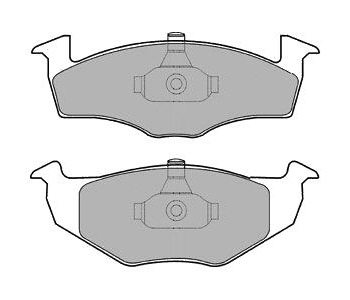 Комплект спирачни накладки DELPHI за SKODA FABIA I (6Y5) товарен от 2001 до 2007