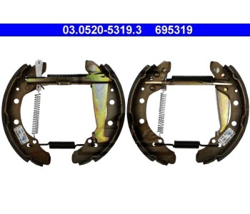 Комплект спирачни челюсти ATE за SKODA FELICIA II (6U1) хечбек от 1998 до 2001