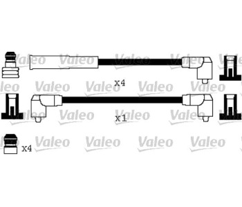 Комплект запалителни кабели VALEO за SKODA FELICIA I (6UF, 6U7) пикап от 1995 до 2002