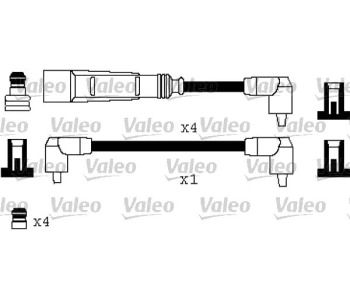 Комплект запалителни кабели VALEO за SEAT IBIZA II (6K1) от 1993 до 1999