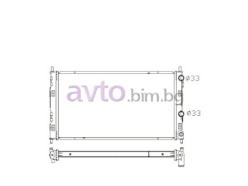 Воден радиатор размер 678/383/32 за DODGE STRATUS от 1995 до 2001