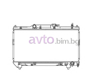 Воден радиатор размер 660/325/23 за TOYOTA AVENSIS (_T22_) Liftback от 1997 до 2003