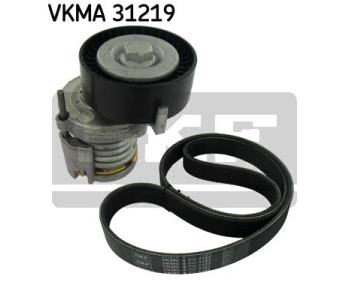 Комплект пистов ремък SKF VKMA 31219 за VOLKSWAGEN LUPO (6X1, 6E1) от 1998 до 2005