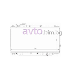 Воден радиатор размер 700/345/18 за KIA SEPHIA (FA) седан от 1992 до 2001