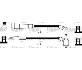 Комплект запалителни кабели VALEO за NISSAN SUNNY I (B11) от 1982 до 1990