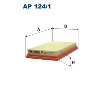 Въздушен филтър FILTRON AP 124/1 за NISSAN NOTE (E11, NE11) от 2006 до 2012