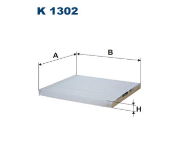 Филтър купе (поленов филтър) FILTRON K 1302 за NISSAN MICRA IV (K13) от 2011 до 2017