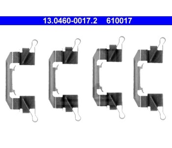 Комплект принадлежности дискови накладки ATE за NISSAN PATHFINDER III (R51) от 2005 до 2012