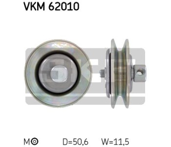 Обтящна ролка, клинов ремък SKF VKM 62010 за NISSAN PRIMERA (P12) хечбек от 2002 до 2007