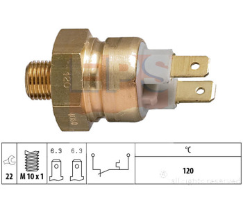 Термошалтер, предупредителна лампа за охладителната течност EPS 1.840.080 за VOLKSWAGEN GOLF II (19E, 1G1) от 1983 до 1992