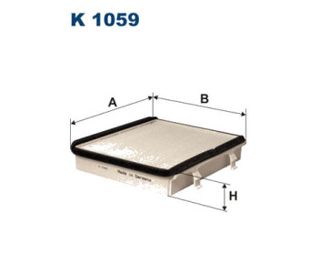 Филтър купе (поленов филтър) FILTRON K 1059 за SEAT TOLEDO I (1L) от 1991 до 1999