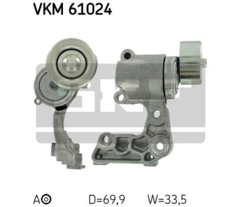 Обтящна ролка, пистов ремък SKF VKM 61024 за LEXUS GS (GRL1, GWL1) от 2012