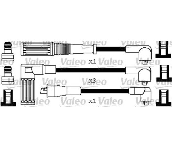 Комплект запалителни кабели VALEO за LANCIA PRISMA (831AB0) от 1983 до 1992