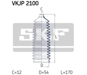 Комплект маншон, полуоска SKF за LANCIA YPSILON (840A) от 1995 до 2003